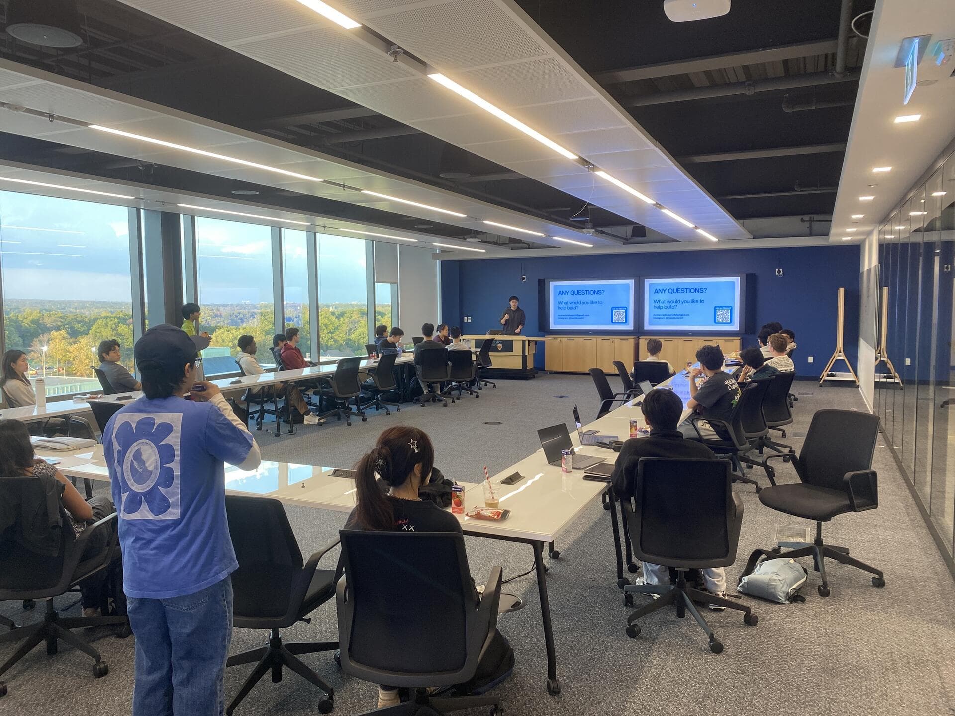 Blueprint members at a general meeting